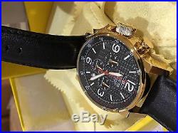 20135 Invicta Men's 46mm I Force Lefty Quartz Chronograph Leather Strap Watch