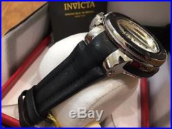 22939 Invicta Reserve Subaqua Sea Dragon Men's 52mm Quartz Leather Strap Watch