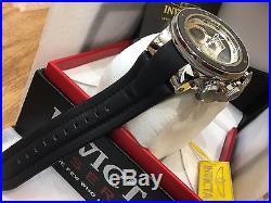 22939 Invicta Reserve Subaqua Sea Dragon Men's 52mm Quartz Leather Strap Watch