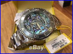 23453 Invicta Grand Diver Automatic 47mm Men's SS Abalone Dial Bracelet Watch