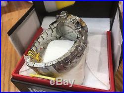 23887 Invicta Men's 52mm Venom Quartz Chronograph Stainless Steel Bracelet Watch