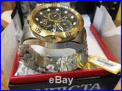 23889 Invicta Men's 52mm Venom Quartz Chronograph Stainless Steel Bracelet Watch