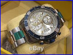 23994 Invicta Mens 45mm Pro Diver Quartz Silver Dial Two-Tone SS Bracelet Watch