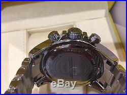 24262 Invicta Men's 52mm Excursion Quartz Chronograph Silver Dial Bracelet Watch