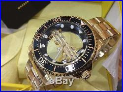 24694 Invicta Pro Diver Mechanical Ghost Bridge Dial Mens 47mm SS Bracelet Watch