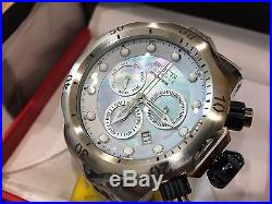 25063 Invicta Reserve Venom Men 53mm Swiss Quartz Chrono MOP Dial Bracelet Watch