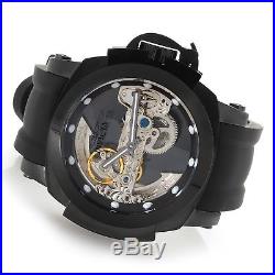 26291 Invicta Mens 53mm Man of War Ghost Automatic Skeletonized Dial Strap Watch
