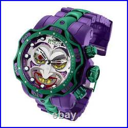 35380 Invicta DC Comics Joker Venom 52mm Quartz Chrono Men Stainless Steel Watch