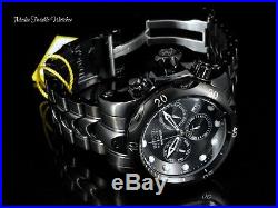 52MM Invicta Reserve Men's Venom ALL BLACK Quartz Chronograph Bracelet Watch