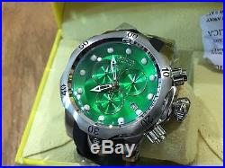 6105 Invicta Reserve Mens Venom Swiss Quartz Chronograph Green Dial Strap Watch