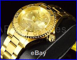 9010OB Invicta Men's Pro Diver COIN EDGE Automatic Yellow Gold Tone Steel Watch