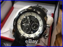 90151 Invicta Venom 53mm Men Swiss Quartz Chronograph BLK Dial Black Strap Watch