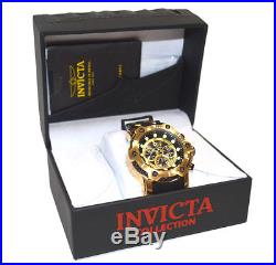 Authentic Invicta Bolt Men's Watch Stainless Steel Gold Black Chronograph