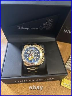 INVICTA Disney Limited Edition Mickey Mouse Chronograph Blue Dial Men's Watch