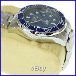 INVICTA Men's 12563 Pro Diver Blue Carbon Fiber Dial Stainless Steel Watch