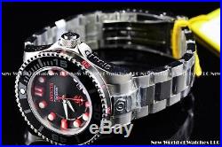 INVICTA Mens 47mm Grand Diver Gen 2 Automatic Silver Gray/Red Dial 300M SS Watch