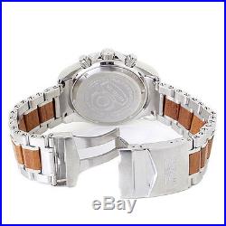 Invicta 0164 Men's Pro Diver Collection Chronograph Wood and Stainless Steel Wat