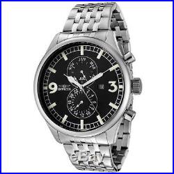 Invicta 0365 Men's II Collection Swiss Black Dial Stainless Steel Watch