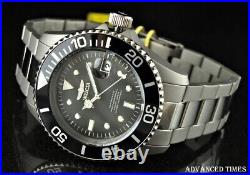 Invicta 0420 Men's 45mm Pro Diver NH35A Automatic Titanium/SS Bracelet Watch NEW