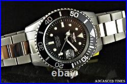 Invicta 0420 Men's 45mm Pro Diver NH35A Automatic Titanium/SS Bracelet Watch NEW