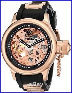 Invicta 1090 Russian Diver Men's Mechanical 18K Rose Gold Plated SS Watch