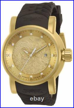Invicta 12790 Mens S1 Rally Automatic 3 Hand Dial Watch Gold