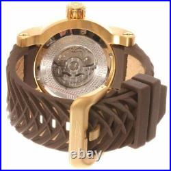 Invicta 12790 Mens S1 Rally Yakuza Automatic Gold-tone and Brown Rubber Watch