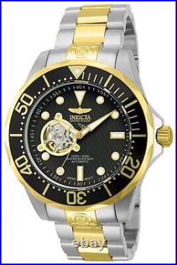 Invicta 13705 Pro Diver Two-Tone Black Dial Stainless Steel Automatic Mens Watch
