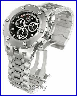 Invicta 1566 Men's Reserve Subaqua Black Dial Chronograph Stainless Steel Watch