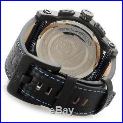 Invicta 15906 Men's Black IP Steel Black Dial Strap Chrono Watch