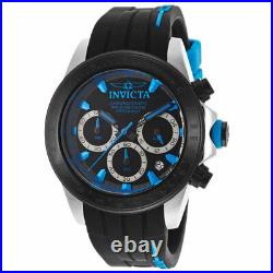 Invicta 17193 Men's Speedway Chrono Blue Accent Black Dial Watch