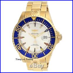 Invicta 21325 47mm Grand Diver International Automatic GoldTone SS Mens Watch