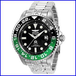 Invicta 21866 Men's Pro Diver Steel Bracelet & Case Automatic Black Dial Watch