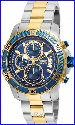 Invicta 22415 Men's Blue 45mm'Pro Diver' Quartz Stainless Steel Casual Watch
