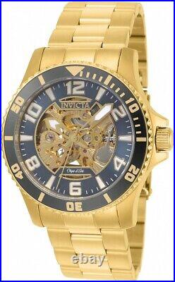 Invicta 22604 Men's Objet D Art Gold-Tone Automatic Grey Dial Steel Watch