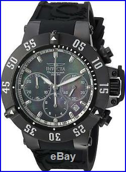 Invicta 22922 Subaqua Men's 50mm Chronograph Black-Tone Steel MOP Watch