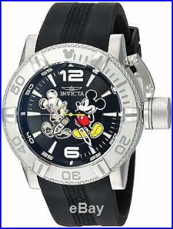 Invicta 23792 Disney Limited Edition Men's 50mm Automatic Steel Black Dial Watch