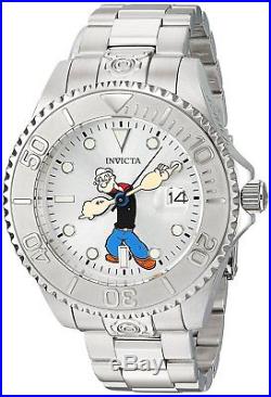 Invicta 24469 Men's Character Collection 47mm Automatic Silver Dial Watch