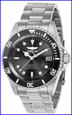 Invicta 24760 Men's Pro Diver Automatic Black Dial Stainless Steel Bracelet Dive