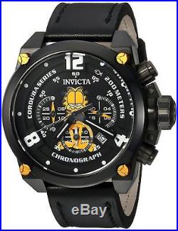 Invicta 24888 Character Collection Men's 50mm Chrono Black-Tone Steel Black Dial