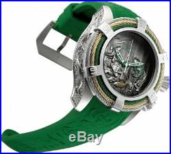 Invicta 25360 Bolt Men's 53.8mm Chrono Stainless Steel Black Dial Green Rubber