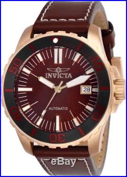 Invicta 25647 Pro Diver Men's 45mm Tin Bronze Rose-Tone Red Dial Automatic Watch