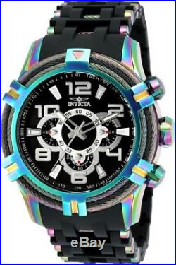 Invicta 25769 Bolt Men's 51mm Stainless Steel Rainbow Black Dial Watch