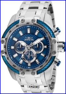 Invicta 25943 Men's Speedway Blue Dial Steel Bracelet Chrono Watch