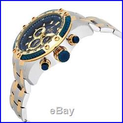 Invicta 25947 Men's Speedway Chrono Blue Dial Two Tone Steel Watch