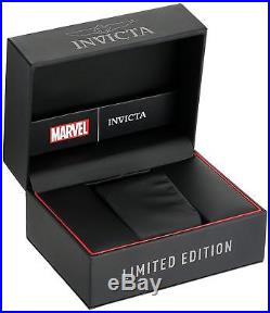Invicta 26009 Marvel Hulk Men's 50mm Black Stainless Steel Grey Dial Watch