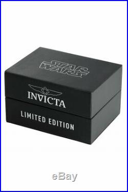 Invicta 26123 Star Wars Men's 53mm Automatic Black-tone Steel Grey Dial Watch