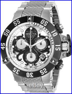 Invicta 26131 Subaqua Men's 50mm Chronograph Stainless Steel Black/Silver Dial