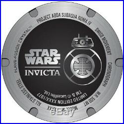 Invicta 26221 Star Wars Men's 50mm Chronograph Black-Tone Steel Black Dial Watch