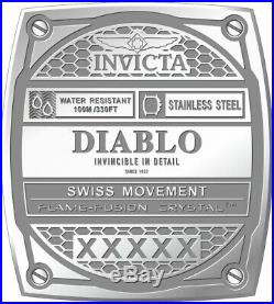 Invicta 26399 S1 Rally Diablo Men's 42mm Chronograph Gold-Tone Blue Dial Watch